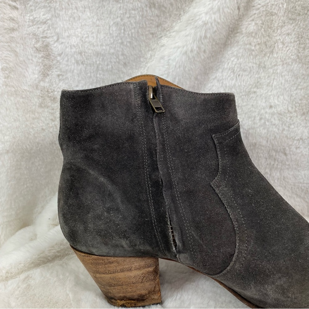 Isabel Marant RARE faded black legendary suede ankle boots Etoile Dicker Suede - Picture 9 of 14